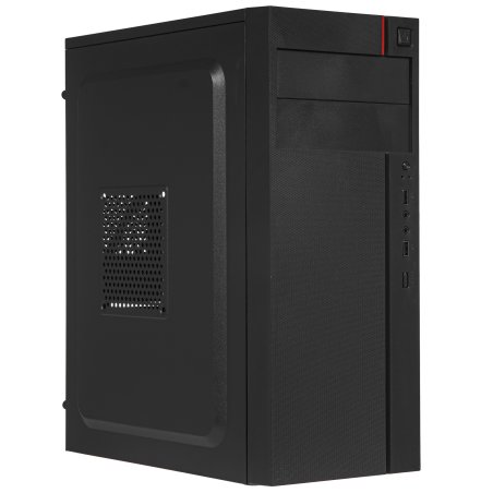 Компьютерный корпус Miditower ExeGate AA-440U (ATX, без БП, 2*USB+1*USB 3.0, аудио, черный)