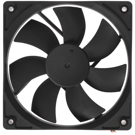 Вентилятор для корпуса Gembird FANCASE3 черный, 120 мм, 2000 об/мин, 38 дБ, 3 pin