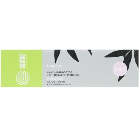 Картридж лазерный Cactus CS-P88A черный (2000 стр.) для Panasonic KX-FL401/402/403/423 FLC411/412/413/418