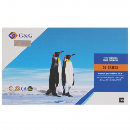 Картридж лазерный G&G GG-CF289X черный (10000стр.) для HP LJ M507/MFP M528