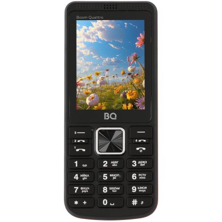 Мобильный телефон BQ 2455 Boom Quattro черный