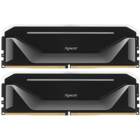 Оперативная память Apacer Nox, DDR5, 32Gb (2x16 Gb), 6000 MHz, CL38, DIMM, радиатор, RGb, черный