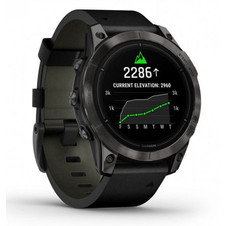 Смарт-часы Garmin Epix Pro Gen 2 Sapphire 30.4мм 1.2" AMOLED корп.черный рем.черный (010-02802-15)