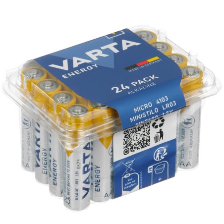 Батарея Varta Energy LR03 BOX24 AAA (24шт) блистер