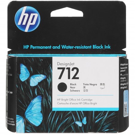 Картридж струйный HP 712 3ED71A черный (80мл) для HP DJ Т230/630