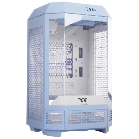 Компьютерный корпус Thermaltake The Tower 300 Hydrangea голубой без БП miniITX 8x120мм 6x140мм 2xUSB 3.0 audio bott PSU