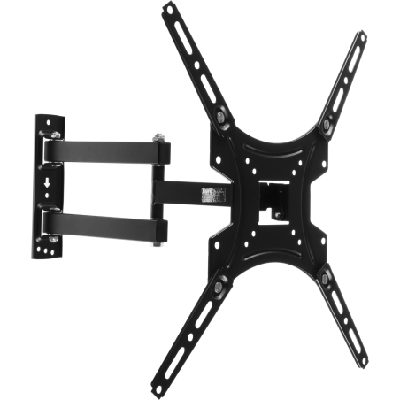Кронштейн для телевизора Buro FL4S черный 20"-65" макс.25кг настенный поворотно-выдвижной и наклонный