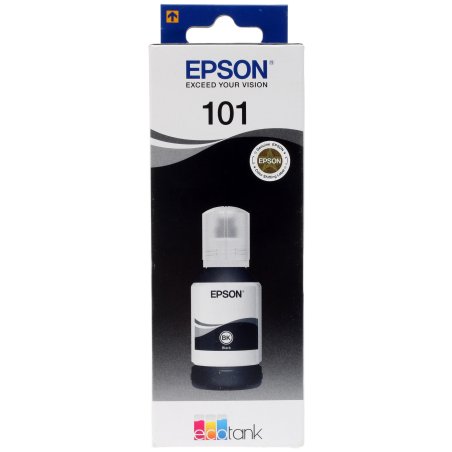 Картридж струйный Epson L101 C13T03V14A черный (127мл) для Epson L4150/L4160/L6160/L6170/L6190