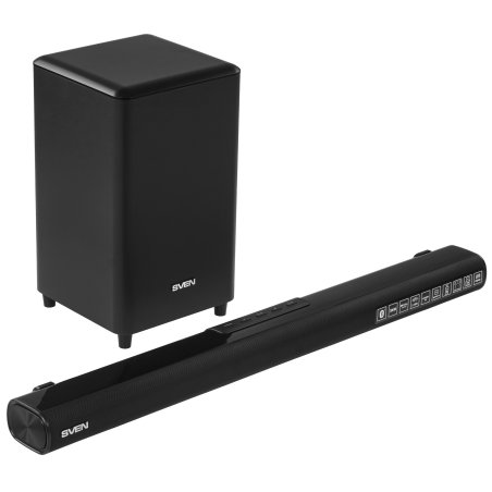 Саундбар Sven SB-2200D черный (2 x 60W, Bluetooth сабвуфер 180W, пульт ДУ, LED-дисплей, HDMI, USB)