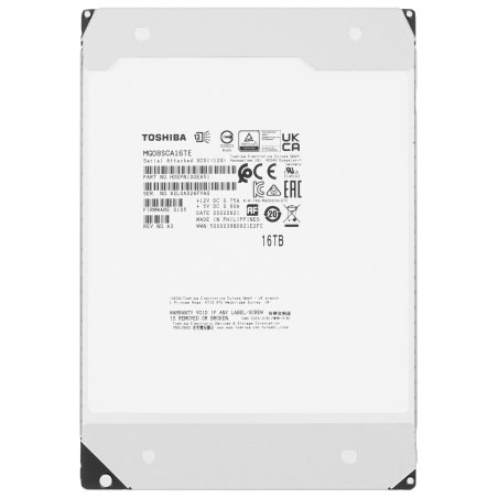 Жесткий диск Toshiba HDD SAS 16Tb 3.5" Server 7200 12Gbit/s 512Mb