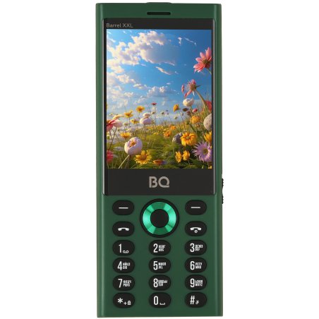 Мобильный телефон BQ 2458 Barrel L зеленый/черный