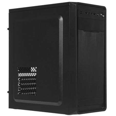 Компьютерный корпус Miditower ExeGate XP-332 Black, ATX, (XP350, Black,120мм), 2*USB, Audio