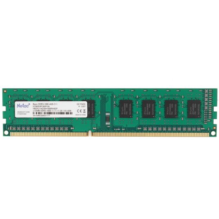 Оперативная память NETAC Basic, DDR3, 4Gb (1x4Gb), 1600MHz, CL11, DIMM