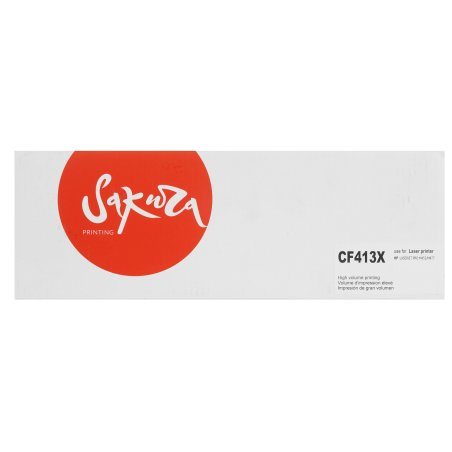 Картридж лазерный Sakura CF413X для HP LaserJet Pro M452nw, M452dn, M477fnw, M477fdw, M477fdn, M377dw, пурпурный, 5000 к.