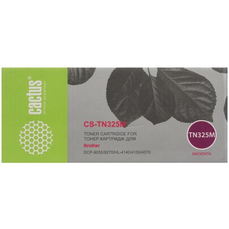 Картридж лазерный Cactus CS-TN325M пурпурный (3500 стр.) для Brother DCP 9055/9270; HL 4140/4150/4570