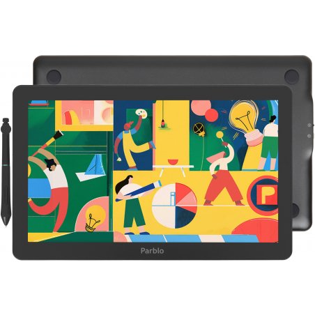 Графический планшет-монитор Parblo Coast16 Pro Gen 2 USB Type-C черный