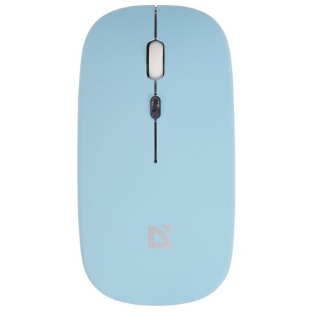 Мышь беспроводная Defender Coda MB-261 голубой, 1600 dpi, радиоканал, Bluetooth, USB, кнопки - 4
