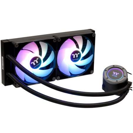 Система водяного охлаждения Thermaltake TH280 V2 Snow ARGb Soc-AM5/AM4/1151/1200/1700 белый 4-pin 34.7dB Al+Cu Ret (CL-W377-PL14SW-A)