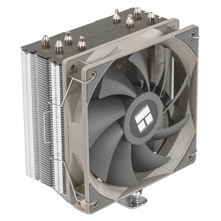 Кулер для процессора Thermalright Assassin Spirit 120 V2 серебристый/черный/серый (4-pin PWM, 154мм, Al/Cu, 4x6мм, 1x120мм, 66.17CFM, 25.6dBA, 1500RPM, S: 1851/1700/1200/115X, AM5/AM4)