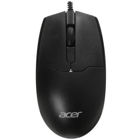 Мышь проводная Acer OMW126 черный, 1200 dpi, USB, кнопки - 3