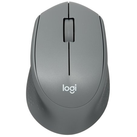 Мышь беспроводная Logitech M280 серый, 1000 dpi, радиоканал, USB, кнопки - 3