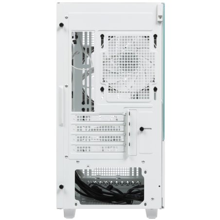 Компьютерный корпус Deepcool CH360 WH без БП, боковое окно (закаленное стекло), 2x140мм ARGb LED вентилятор спереди и 1x120мм ARGb LED вентилятор сзади, белый, mATX