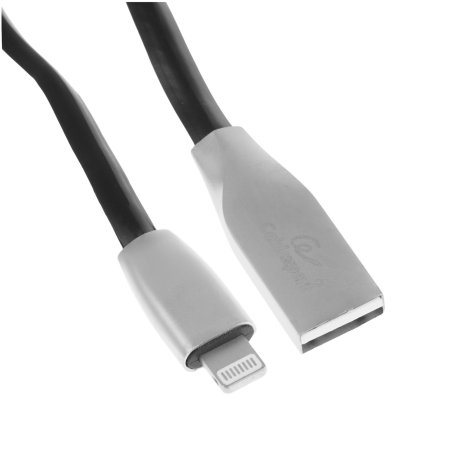 Кабель Cablexpert для Apple CC-G-APUSB01Bk-1M, AM/Lightning, серия Gold, длина 1м, черный, блистер