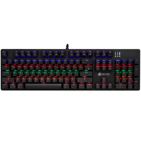 Клавиатура проводная Oklick 990 G2 (1875240), USB, черный