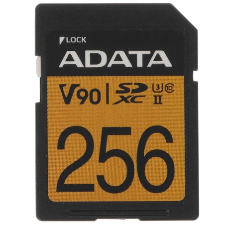Флеш карта SD ADATA 256Gb ADATA Premier ONE SDXC Class 10 UHS-II U3 V90 275MB/s