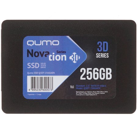 Накопитель SSD QUMO 256GB QM Novation Q3DT-256GAEN SATA3.0