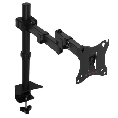 Кронштейн для мониторов Arm Media LCD-T03 черный 15"-32" макс.7кг настольный поворот и наклон верт.перемещ.