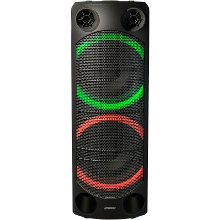 Минисистема Digma D-MC1720 черный 500Вт FM USB BT micro SD