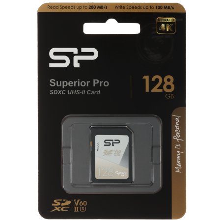 Флеш карта SD 128Gb Silicon Power SDXC Class 10 UHS-II U3 V60 280/170 MB/s