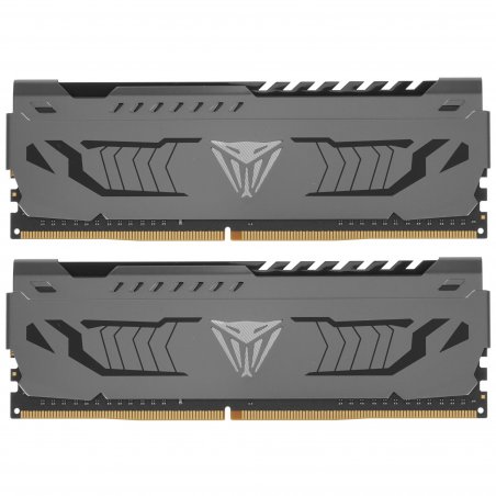 Оперативная память Patriot Viper Steel, DDR4, 16GB (2x8 GB), 3600 MHz, CL18, DIMM, радиатор, черный