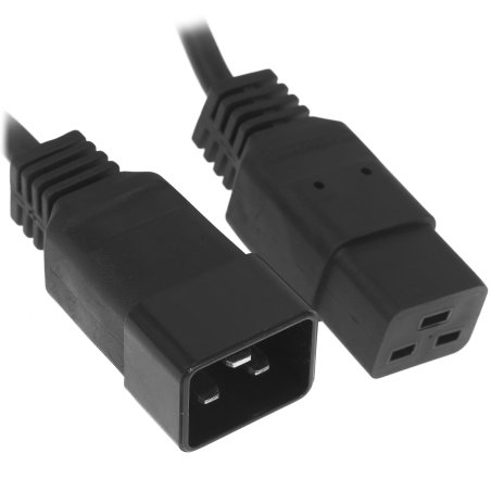 Кабель питания для UPC Gembird/Cablexpert, 1.5м, С19 - C20, 16А, черный, с заземлением(PC-189-C19)