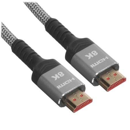 Кабель HDMI 19M/M,ver. 2.1 8KX60Hz (Econom) оплетка 1m iOpen <ACG859A-1.0>