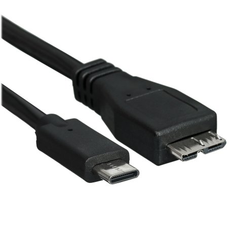 Кабель GoPower Type-C (m)-microUSB-B (m) 0.5м ПВХ черный Premium Zip-Lock c подвесом (1/200)