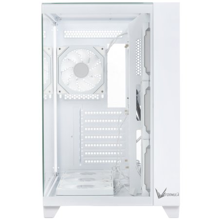 Компьютерный корпус Aerocool / Formula Crystal Z9 белый без БП ATX 7x120мм 2xUSB3.0 audio bott PSU