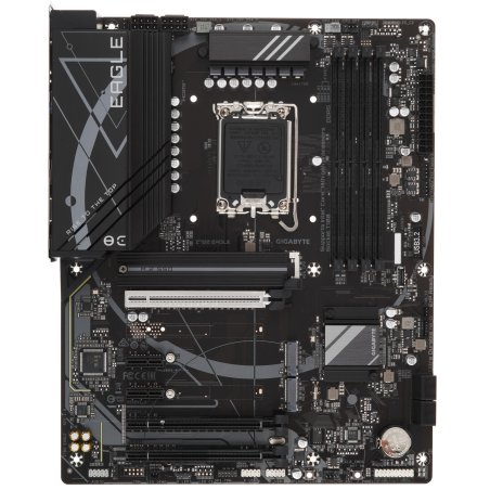 Материнская плата Gigabyte Z790 EAGLE AX, LGA 1700, Intel Z790, 4xDDR5, 4xSATA, 3xM.2, 1xPCIe 3.0 x1, 1xPCIe 4.0 x4, 1xPCIe 5.0 x16, 1xHDMI, 1xDP, 1x 2.5Gb LAN, 2xUSB-A 2.0, 4xUSB-A 3.2 Gen 1, 1xUSB 3.2 Gen 2, 7.1, ATX