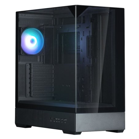 Компьютерный корпус ZALMAN P40 Prism, ATX, черный, WINDOW, 2x3.5", 3x2.5", 1xUSB TYPE-C, 2xUSB 3.0, REAR 1x120мм ARGb