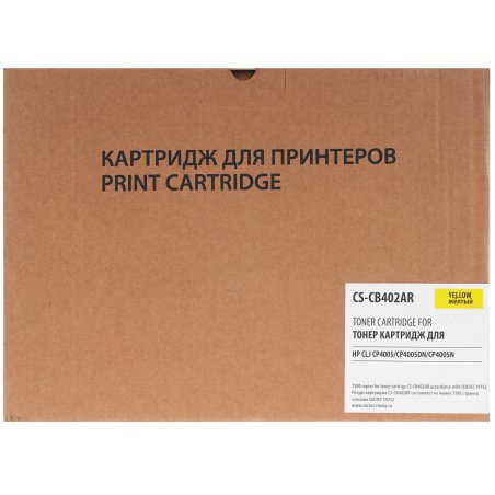 Картридж лазерный Cactus CS-CB402AR желтый (7500 стр.) для HP CLJ CP4005/CP4005DN/CP4005N