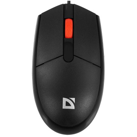 Мышь проводная Defender Delta MM-523 черный, 1000 dpi, USB, кнопки - 3
