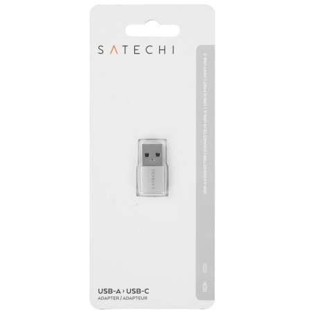 Адаптер Satechi USB Type-A to Type-C. Цвет серебристый.
