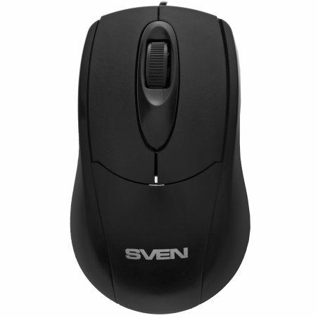Мышь проводная SVEN RX-110 черный, 1000 dpi, USB, кнопки - 3