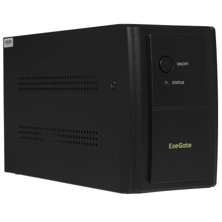 Источник бесперебойного питания ExeGate EP285481RUS SpecialPro UNB-1000.LED.AVR.C13.RJ 1000VA/650W, LED, AVR, 6*IEС-C13, RJ45/11, черный