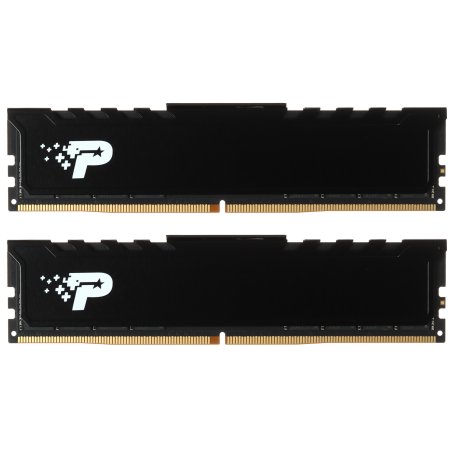 Оперативная память Patriot Signature Premium, DDR5, 64Gb (2x32 Gb), 4800 MHz, CL40, DIMM, радиатор, черный