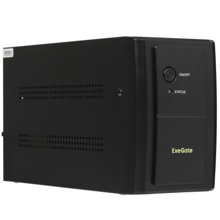 Источник бесперебойного питания ExeGate SpecialPro UNB-2000.LED.AVR.EURO.RJ 2000VA/1200W, LED, AVR, 4 евророзетки, RJ45/11, черный