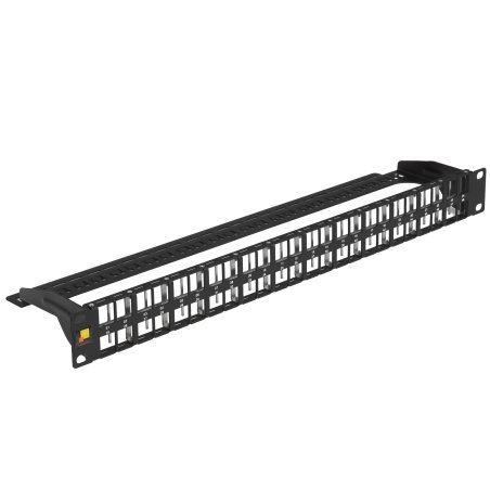 Патч-панель наборная Lanmaster LAN-PPC48OK-UTP 19" 1U 48xRJ45 UTP