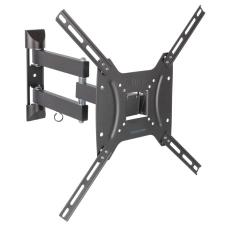 Кронштейн для телевизора Kromax DIX-24 черный 15"-55" макс.35кг настенный поворотно-выдвижной и наклонный