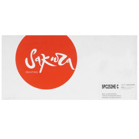 Картридж Sakura SPC252HEC (407717) для Ricoh, голубой, 6000 к.